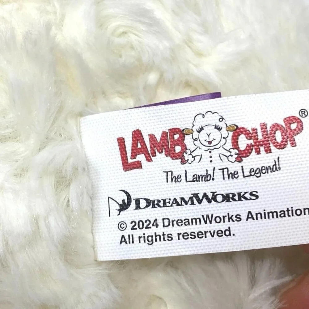 Multipet Lamb Chop Dog Toy Squeaker Plush 10.5